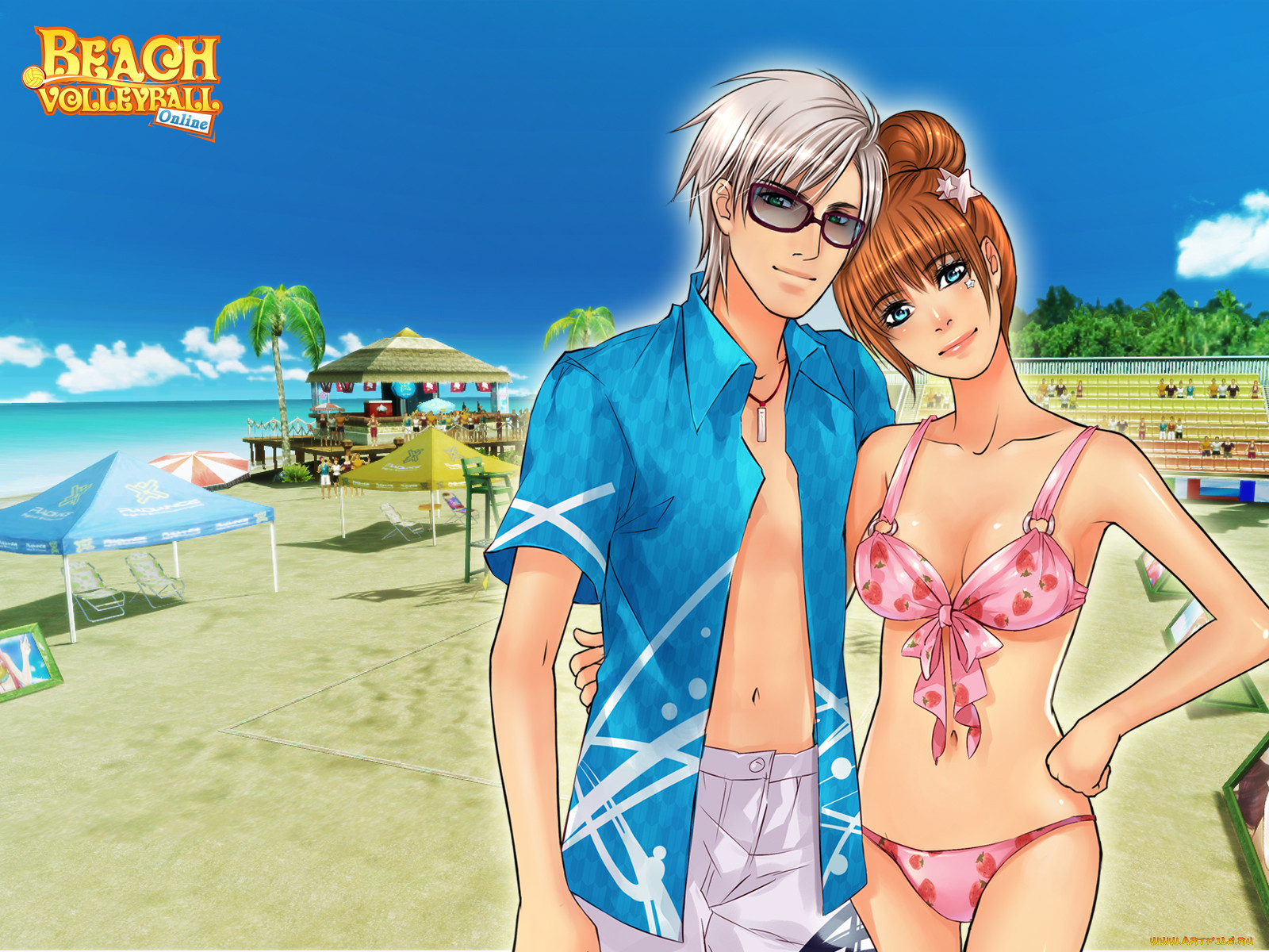 beach, volleyball, online, , 